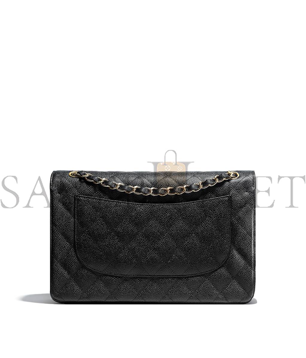 CHANEL MIDDLE CLASSIC HANDBAG A58601 Y01864 C3906 (25.5*15.5*6.cm)